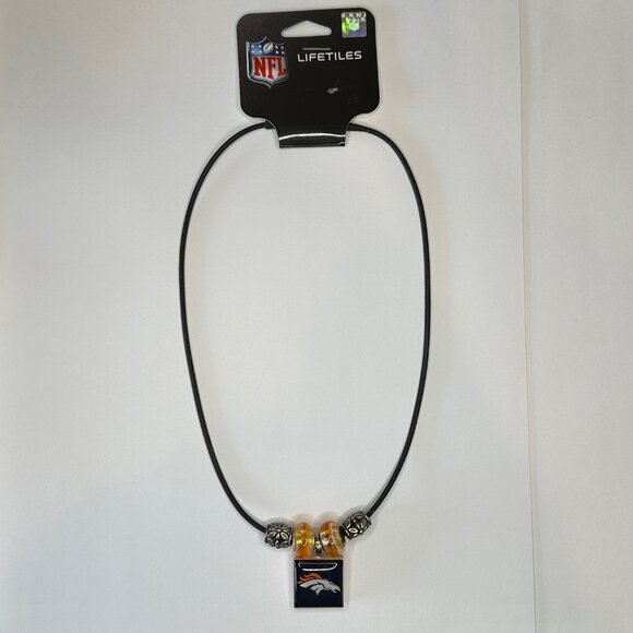 SALE 2/15 NWT - Official NFL Denver Broncos Lifetiles by Wincraft Necklace - Picture 2 of 4